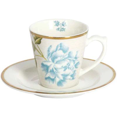 Лот: 24941751. Фото: 1. Чашка с блюдцем Laura Ashley Heritage... Кружки, стаканы, бокалы