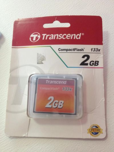 Лот: 10053191. Фото: 1. Карта CompactFlash Card Transcend... Карты памяти