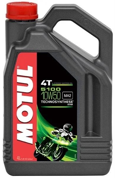 Лот: 12904723. Фото: 1. MOTUL 5100 4T 10w50 Technosynt... Масла, жидкости