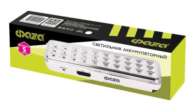 Лот: 13999175. Фото: 1. Фонарь ФАZА AccuF9-L30-wh (бел... Фонарики