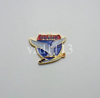 Лот: 10983332. Фото: 1. Хоккей значок ХК Чайка Нижний... Сувенирные