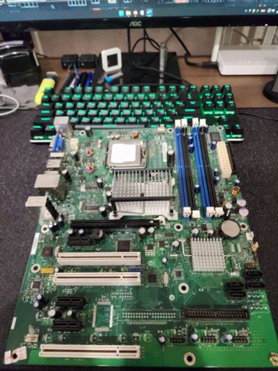 Лот: 19900859. Фото: 1. Материнская плата LGA 775 с косяками. Материнские платы