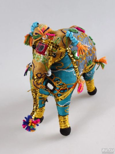 Лот: 18476178. Фото: 1. Индийская винтажная игрушка Слон... Игрушки