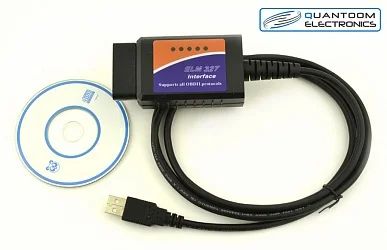 Лот: 3677207. Фото: 1. сканер OBDII quantoomelm327 USB. Электрооборудование
