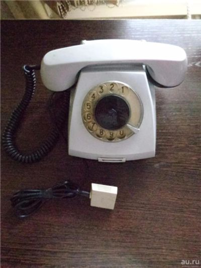 Лот: 9150015. Фото: 1. Телефонный аппарат 1976 г. (СССР... Проводные телефоны