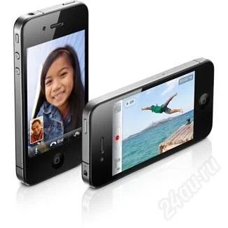 Лот: 1339240. Фото: 1. iPhone 4 черный на 32 Gb. Смартфоны