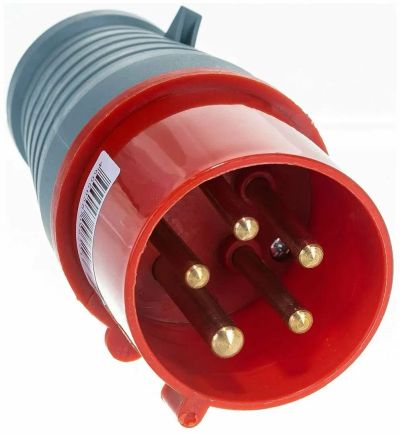 Лот: 25206729. Фото: 1. Вилка ССИ 025 IEK 32А 3P+PE+N. Электроустановочные изделия