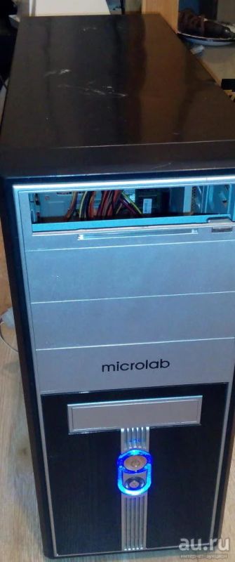 Лот: 10725544. Фото: 1. Системный блок Microlab с подсветкой... Корпуса, блоки питания