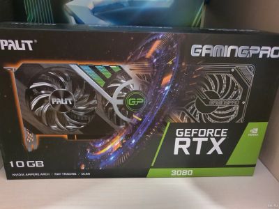 Лот: 16972309. Фото: 1. Palit RTX 3080 Gaiming PRO. Видеокарты