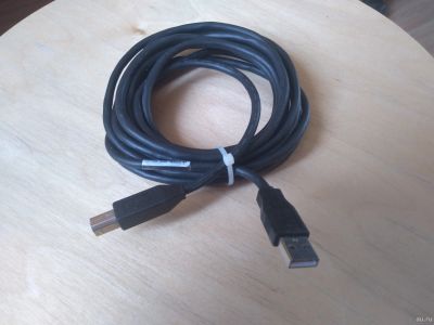 Лот: 17344906. Фото: 1. Usb Am-Bm 3,2метра. Шлейфы, кабели, переходники