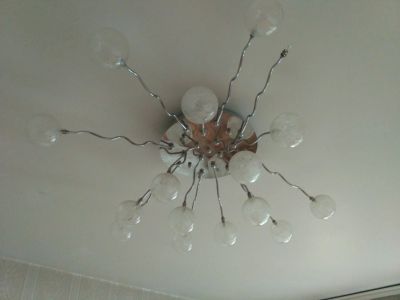 Лот: 14010103. Фото: 1. Люстра (Рабочая, висела в зале... Другое освещение