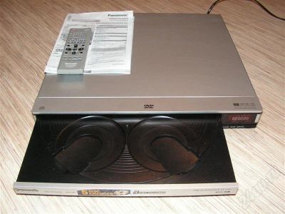 Лот: 638341. Фото: 1. Panasonic DVD F65 на 5 дисков!. DVD, Blu-Ray плееры