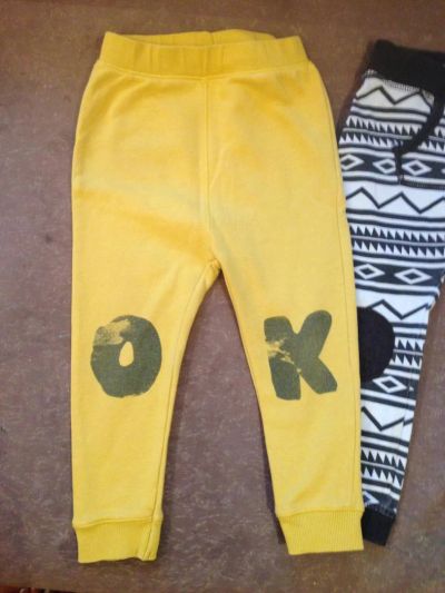 Лот: 7982865. Фото: 1. Штанишки жёлтые ОК Zara BabyBoy. Брюки, шорты, джинсы