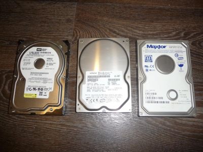 Лот: 8111731. Фото: 1. 3 жёстких диска одним лотом. Жёсткие диски (HDD)