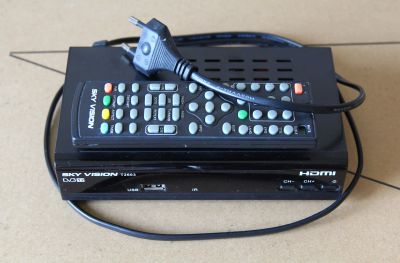 Лот: 25582418. Фото: 1. DVB-T2 приставка Sky Vision T2603. Цифровое, спутниковое ТВ