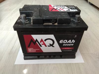 Лот: 15916608. Фото: 1. Аккумулятор б/у MAQ 60 Ач, полярность... Аккумуляторы