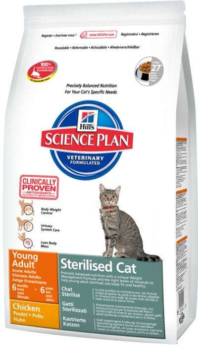 Лот: 15055645. Фото: 1. Корм Hill&amp;#039;s (Хиллс) Sterilised... Корма