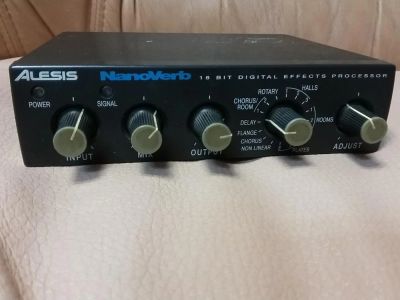 Лот: 8651689. Фото: 1. Процессор эффектов Alesis NanoVerb... Микшеры, предусилители, микрофонные эффекты