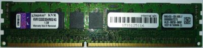 Лот: 9022963. Фото: 1. Kingston 4Gb DDR3 1333 REG (KVR1333D3S4R9S... Оперативная память