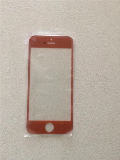 Лот: 9638851. Фото: 1. Стекло для iPhone 5s оранжевое. Дисплеи, дисплейные модули, тачскрины