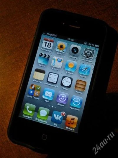 Лот: 2186450. Фото: 1. iPhone 4s 16 gb black. Смартфоны