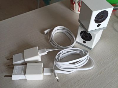 Лот: 16078727. Фото: 1. Xiaomi Small square camera 2 шт... Видеонаблюдение