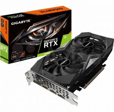 Лот: 17391821. Фото: 1. Видеокарта Gigabyte RTX 2060 6... Видеокарты