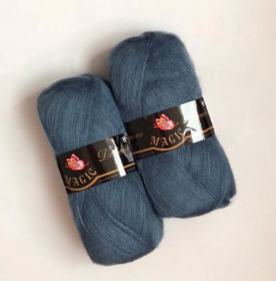 Лот: 16305523. Фото: 1. Пряжа MAGIC Angora delicate, Германия... Ткани, нитки, пряжа