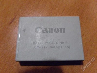 Лот: 220320. Фото: 1. аккумулятор canon nb-5l. Батарейки, аккумуляторы, элементы питания