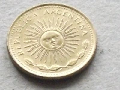 Лот: 16205849. Фото: 1. Монета 5 песо пять Аргентина 1976... Америка
