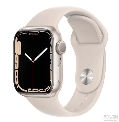 Лот: 18173993. Фото: 1. Apple Watch Series 7, 41mm, Starlight... Смарт-часы, фитнес-браслеты, аксессуары