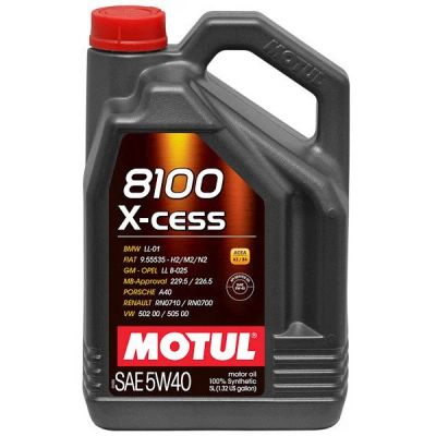 Лот: 16122414. Фото: 1. MOTUL 8100 X-cess 5w40 100% Synthetic... Масла, жидкости