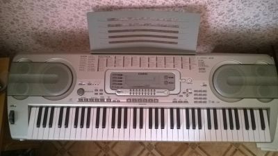 Лот: 4304945. Фото: 1. Синтезатор casio wk-3300 серебряный... Клавишные