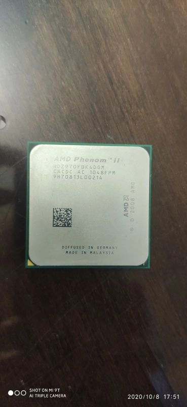 Лот: 16741416. Фото: 1. Процессор AMD Phenom ll 970. Процессоры