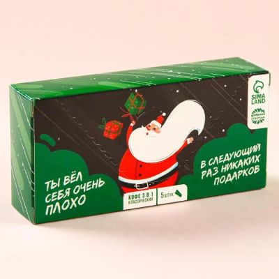 Лот: 19630245. Фото: 1. Новогодний кофе 3 в 1 "Вёл очень... Сувенирные мелочи
