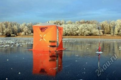 Лот: 8126851. Фото: 1. Палатка зимняя куб WOODlAND ICE... Палатки, тенты
