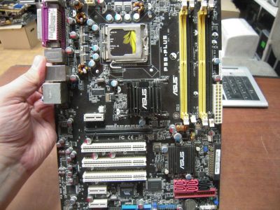 Лот: 10479075. Фото: 1. Отличная мать ASUS P5B-Plus 775... Материнские платы