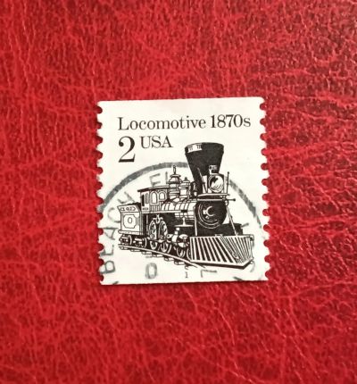 Лот: 25376440. Фото: 1. 1987 г, США, железная дорога... Марки