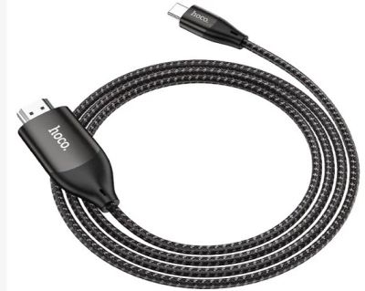 Лот: 21601355. Фото: 1. Кабель Hoco UA16 Type-C to HDMI... Дата-кабели, переходники
