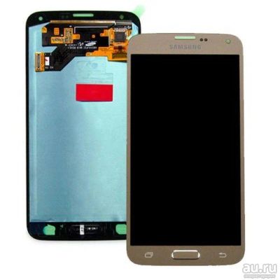 Лот: 13675729. Фото: 1. Дисплей Samsung G900 (S5) + тачскрин... Корпуса, клавиатуры, кнопки
