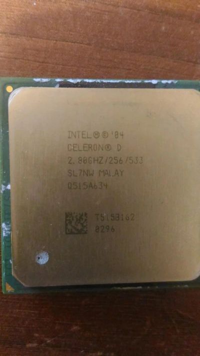 Лот: 7566420. Фото: 1. Процессор Intel Celeron D335 2800Mhz... Процессоры