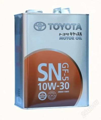 Лот: 2260596. Фото: 1. Моторное масло Тойета Toyota 10w30... Масла, жидкости