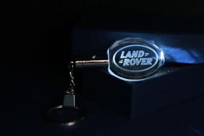 Лот: 5097763. Фото: 1. Брелок Land Rover внутри стекла. Брелоки для ключей