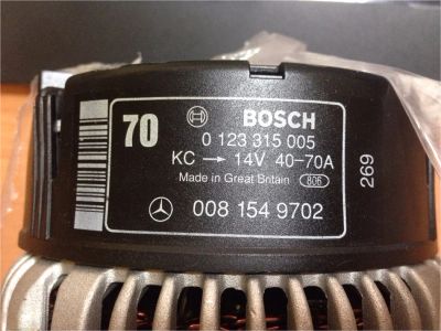 Лот: 6691541. Фото: 1. Генератор Mercedes C/E-класс 190... Электрооборудование