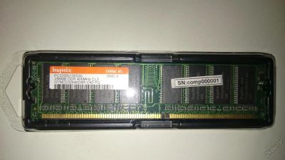 Лот: 5547031. Фото: 1. Hynix DIMM DDR 400MHz PC3200 HYMD232646D8R-D43... Оперативная память