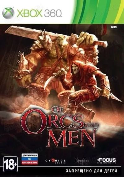 Лот: 13346173. Фото: 1. Of Orcs and Men [Xbox 360, английская... Игры для консолей