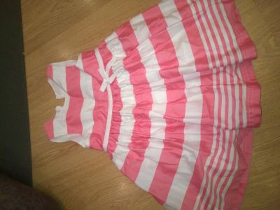 Лот: 12783017. Фото: 1. Платье Mothercare сатин фирменное. Платья, сарафаны