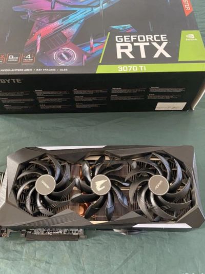 Лот: 20834111. Фото: 1. Видеокарта GeForce rtx 3070 ti... Видеокарты