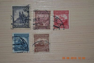 Лот: 5731947. Фото: 1. Марки Чехословакии 1926-1927г... Марки
