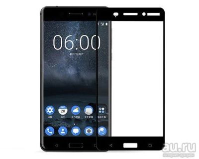 Лот: 13436676. Фото: 1. Защитное стекло Nokia 6 3D (тех... Защитные стёкла, защитные плёнки